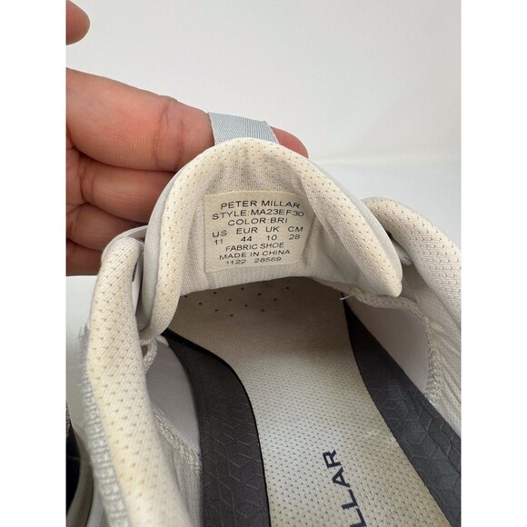 Peter Millar Camberfly Mens Shoes British Gray Athletic Sneakers MA23EF30 US 11 - Picture 4 of 11